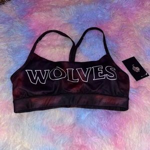 Wolves sports bra